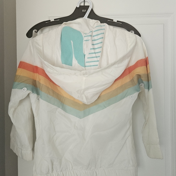 #06 -REBEL YELL crop sleeve jacket white size S - Picture 2 of 4